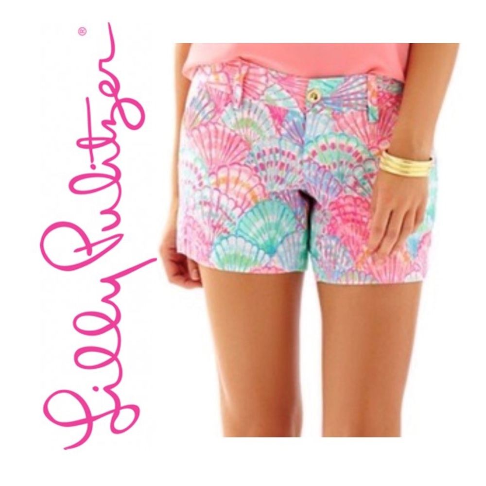 Lilly Pulitzer Callahan Shorts “Oh Shello” Sz14